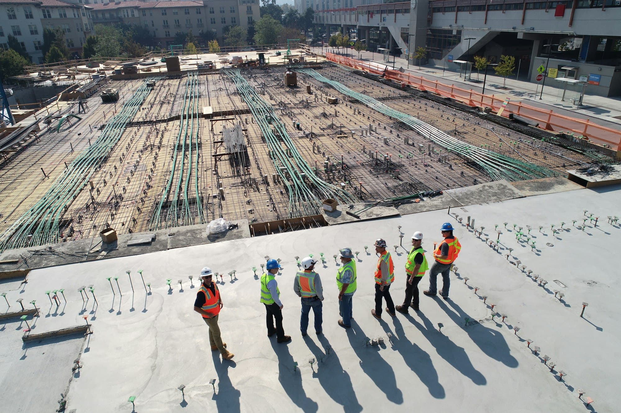 Equipa Visurb em obra