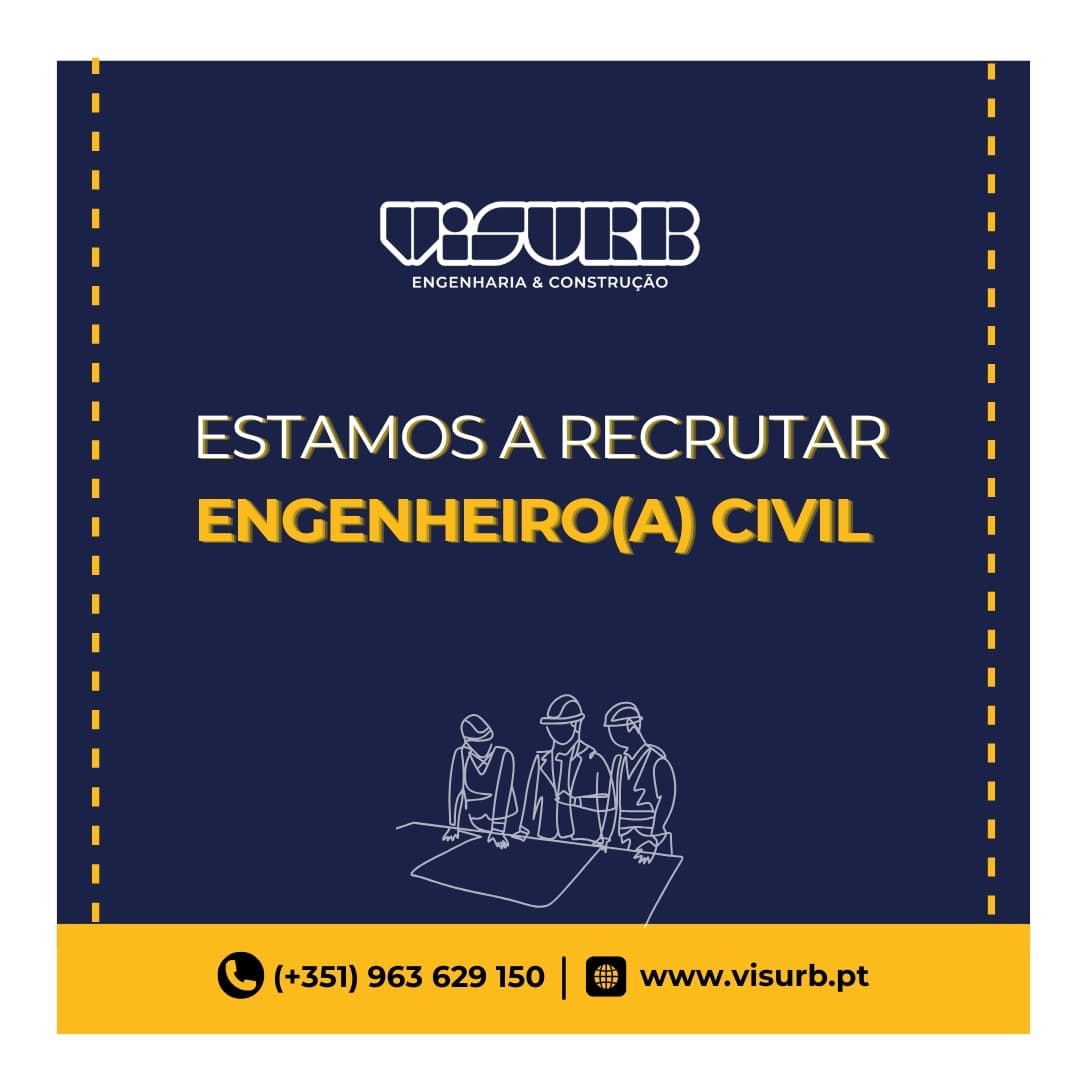 A VISURB - Engenharia e Construção procura um Engenheiro(a) Civil (m/f) para se…