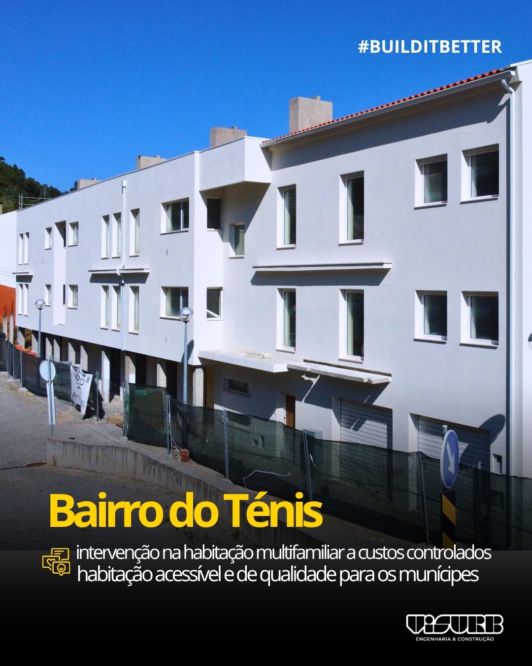 No Bairro do Ténis em Fornos de Algodres, estamos a desenvolver uma intervenção… — 1